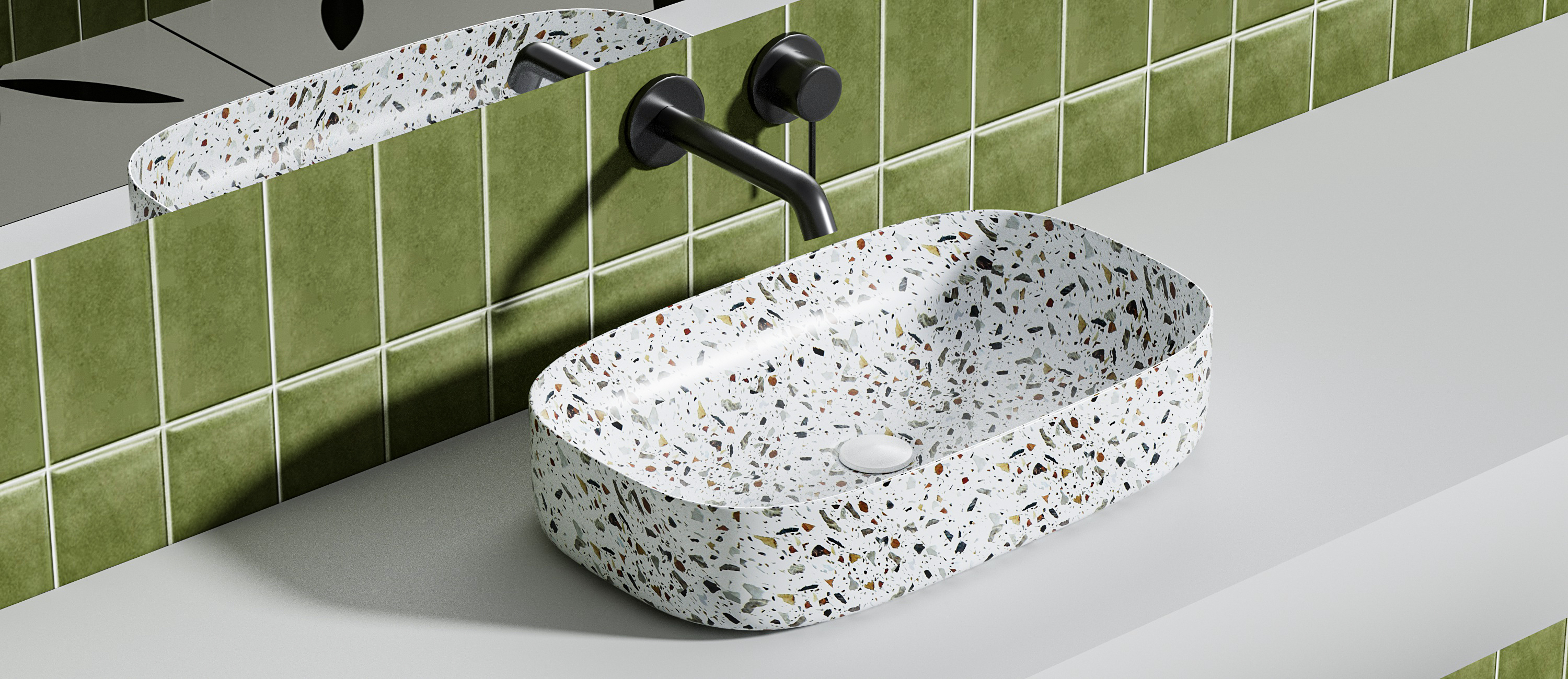 Terrazzo Resin Sink